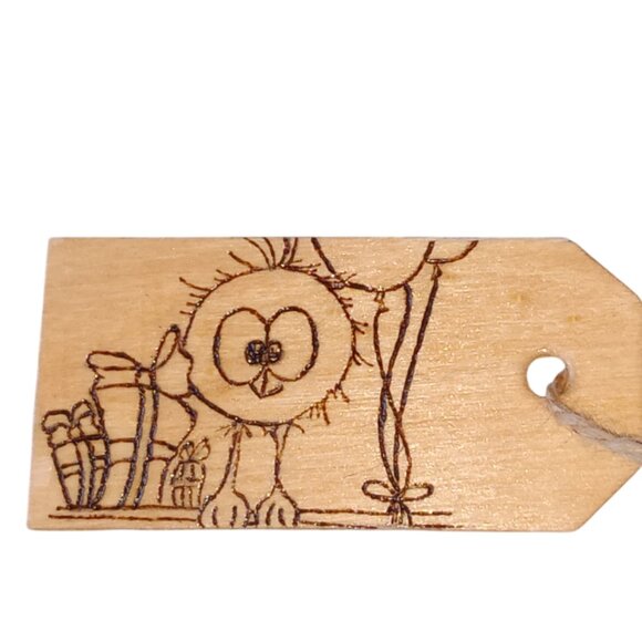 🎯 10 for $10 / Handmade Wood Burned Gift Tag - Picture 7 of 9